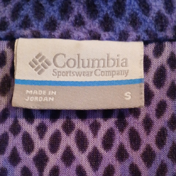 Columbia Purple Geometric Pullover - Picture 2 of 6